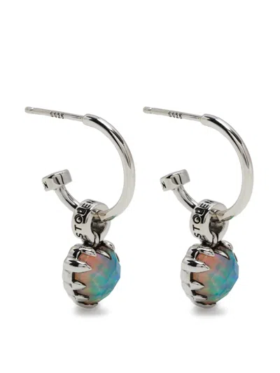 Stolen Girlfriends Club Love Claw Anchor Earrings In Multi