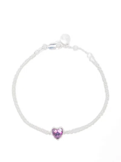 Stolen Girlfriends Club Love Claw Bracelet In Purple