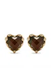 Stolen Girlfriends Club Love Claw Earrings In Gold