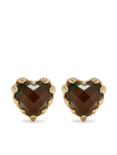 Stolen Girlfriends Club Love Claw Earrings In Gold