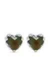 Stolen Girlfriends Club Love Claw Earrings In Green