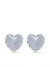Stolen Girlfriends Club Love Claw Earrings In Silver