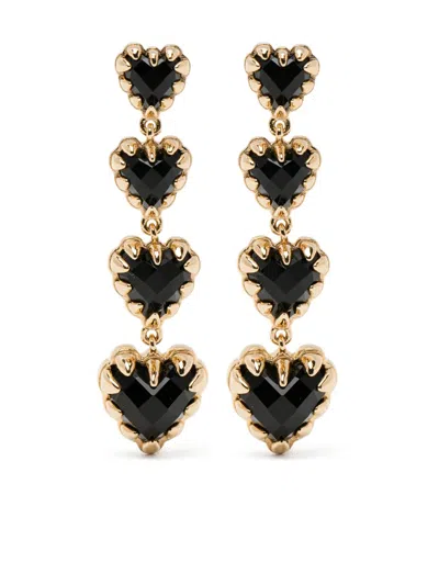 Stolen Girlfriends Club Love Claw Eternity Earrings In Black