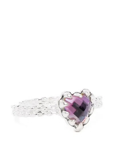 Stolen Girlfriends Club Mini Claw Ring In Transparent