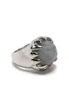 Stolen Girlfriends Club Moon Stone Ring In Silver