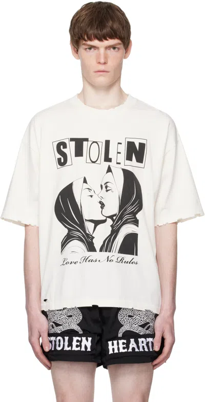 Stolen Girlfriends Club Off-white 'love Has No Rules' T-shirt