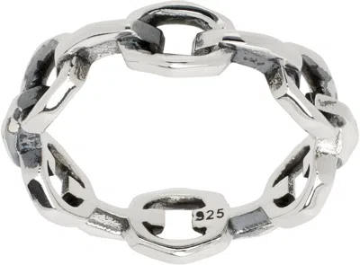 Stolen Girlfriends Club Silver Facet Chain Ring