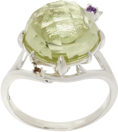 Stolen Girlfriends Club Silver Private Galaxy Ring In Sterling Silver