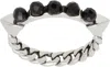Stolen Girlfriends Club Silver Punk Orb Solo Ring In Silver/onyx