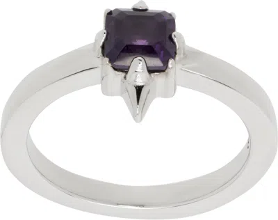 Stolen Girlfriends Club Silver Punk Rose Mini Ring