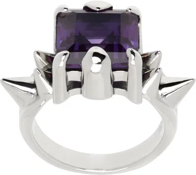 Stolen Girlfriends Club Silver Punk Rose Ring