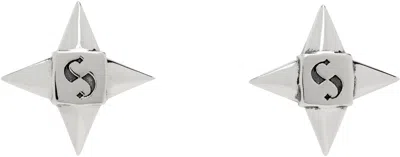 Stolen Girlfriends Club Silver Star Shock Stud Earrings