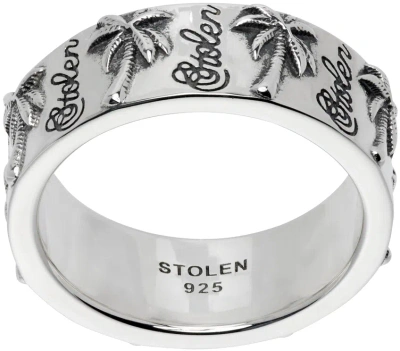 Stolen Girlfriends Club Silver Trouble In Paradise Eternity Ring In Sterling Silver