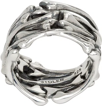 Stolen Girlfriends Club Skeletal Band Ring