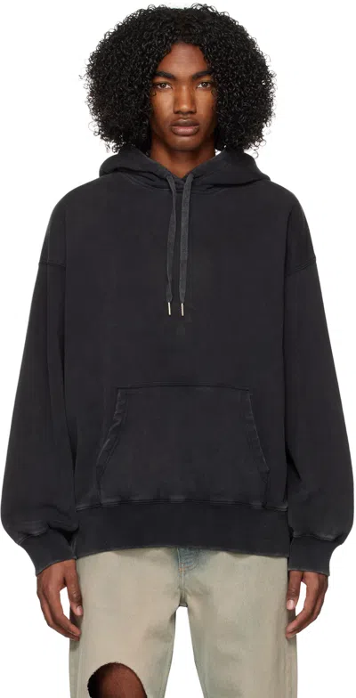 Stolen Girlfriends Club Ssense Exclusive Black Hoodie In Aged Charcoal