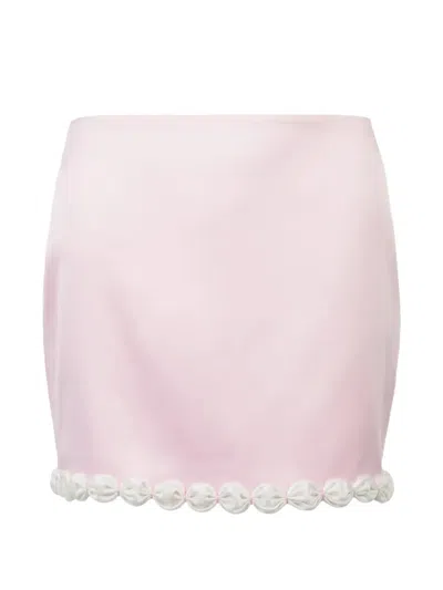 Stolen Stores Cake Ruffled Mini Skirt In Pink