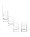 Stolzle Lausitz Club Highball Glasses, Set Of 4 In Crystal