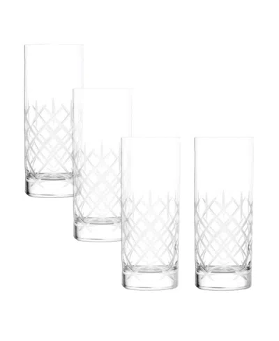 Stolzle Lausitz Club Highball Glasses, Set Of 4 In Crystal