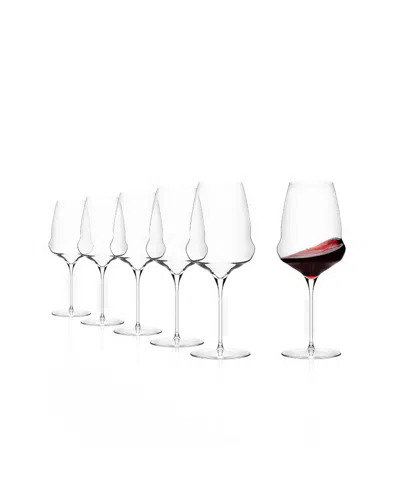 Stolzle Lausitz Cocoon Bordeaux Glasses, Set Of 6 In Crystal