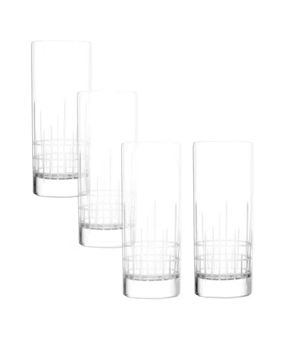 Stolzle Lausitz Manhattan Highball Glasses, Set Of 4 In Crystal
