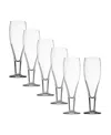 Stolzle Lausitz Milano Beer Glasses, Set Of 6 In Crystal