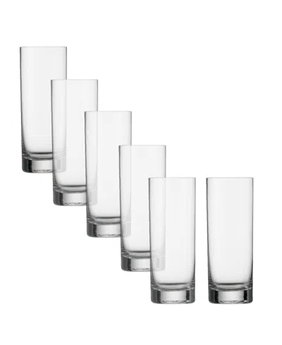 Stolzle Lausitz New York Bar Highball Glasses, Set Of 6 In Crystal
