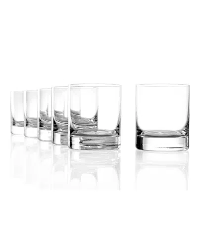 Stolzle Lausitz New York Bar Whiskey Single Old Fashioned Glasses, Set Of 6 In Crystal