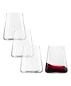 Stolzle Lausitz Power Wine Stemless, Set Of 4 In Crystal