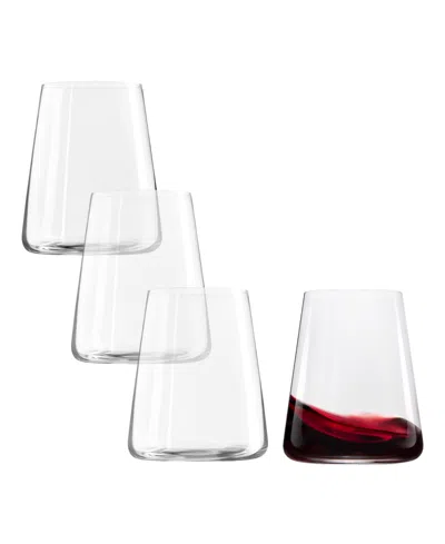 Stolzle Lausitz Power Wine Stemless, Set Of 4 In Crystal