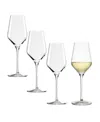 Stolzle Lausitz Quatrophil Wine Glasses, Set Of 4 In Crystal