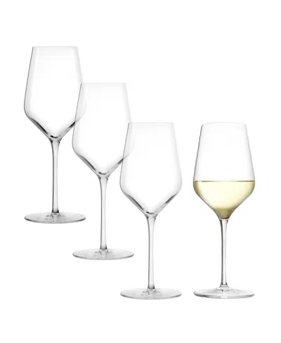 Stolzle Lausitz Starlight Wine Glasses, Set Of 4 In Crystal