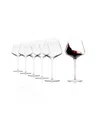 Stolzle Lausitz Symphony Burgundy Glasses, Set Of 6 In Crystal