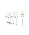 Stolzle Lausitz Symphony Champagne Flutes, Set Of 6 In Crystal