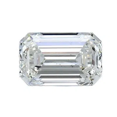 Pre-owned Stone 1.01ct Emerald Cut Diamond In Multicolor