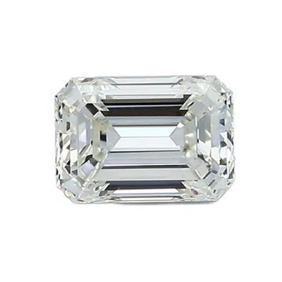 Pre-owned Stone 1.01ct Emerald Cut Diamond In Multicolor