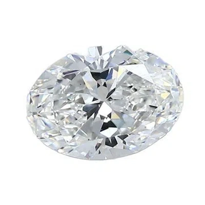 Pre-owned Stone 1.01ct Oval Brilliant Diamond In Multicolor