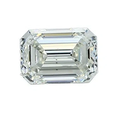 Pre-owned Stone 1.21ct Emerald Cut Diamond In Multicolor