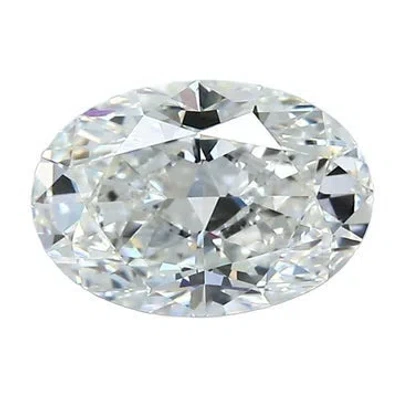 Pre-owned Stone 1.35ct Oval Brilliant Diamond In Multicolor