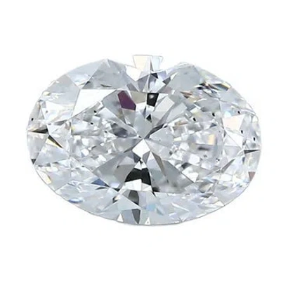 Pre-owned Stone 1.3ct Oval Brilliant Diamond In Multicolor