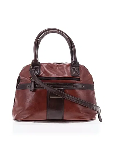 Pre-owned Stone & Co. Satchel In Brown