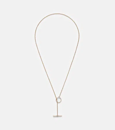 Stone And Strand 10kt Gold Necklace With Diamonds