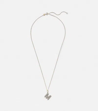 Stone And Strand 10kt Gold Necklace With Diamonds