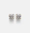 Stone And Strand 14kt Gold Earrings With Diamonds In Gold