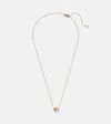 Stone And Strand 14kt Gold Necklace With Diamonds In Gold