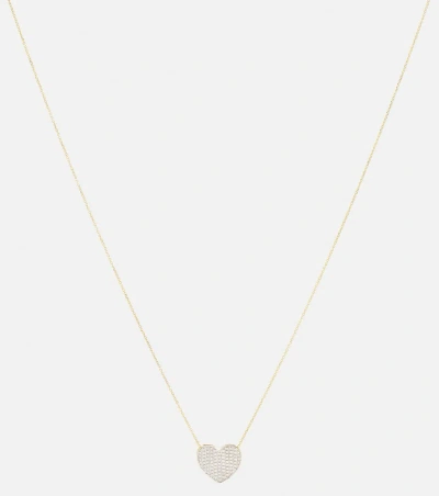 Stone And Strand All My Heart 10kt Yellow Gold Necklace With Diamonds