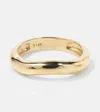 STONE AND STRAND BOLD MERGE 14KT GOLD RING