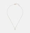 Stone And Strand Clover 14kt Gold Pendant Necklace With Diamonds In Gold
