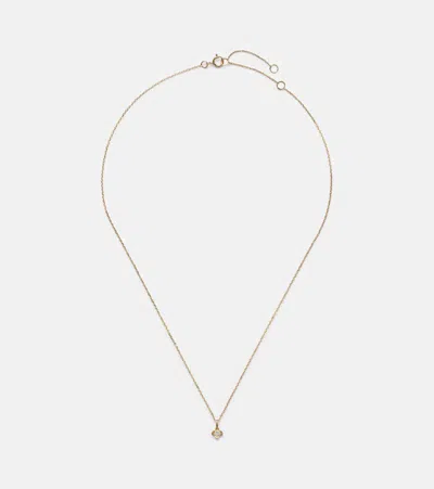 Stone And Strand Clover 14kt Gold Pendant Necklace With Diamonds