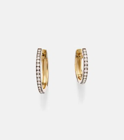 Stone And Strand Come Closer 10kt Gold Huggie Earrings