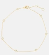 STONE AND STRAND DIAMONDS BY THE DOZEN 10KT GOLD ANKLET WITH DIAMONDS
